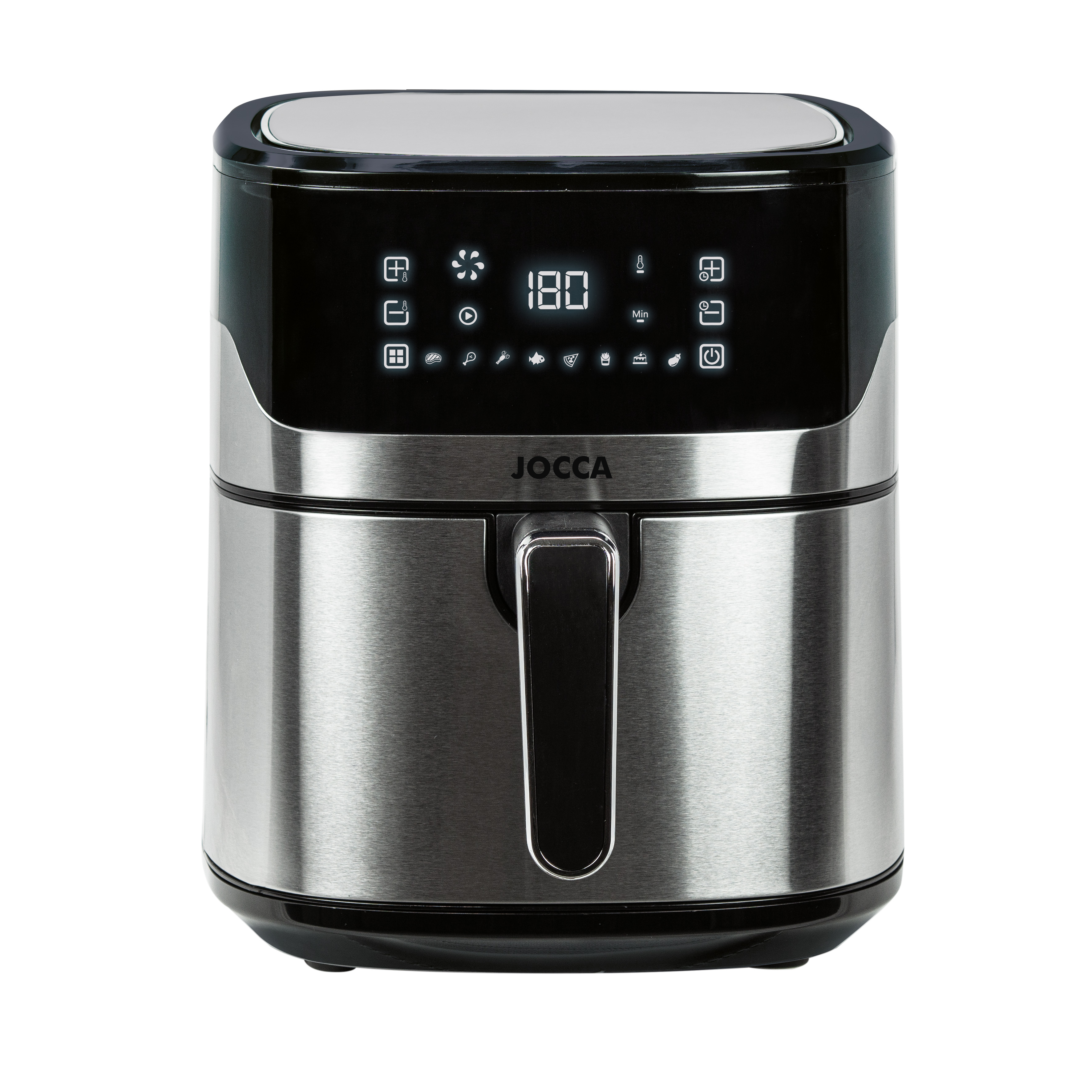 Jocca Freidora de Aire Digital 6,5L con Pantalla LED Táctil y 8 Programas Automáticos