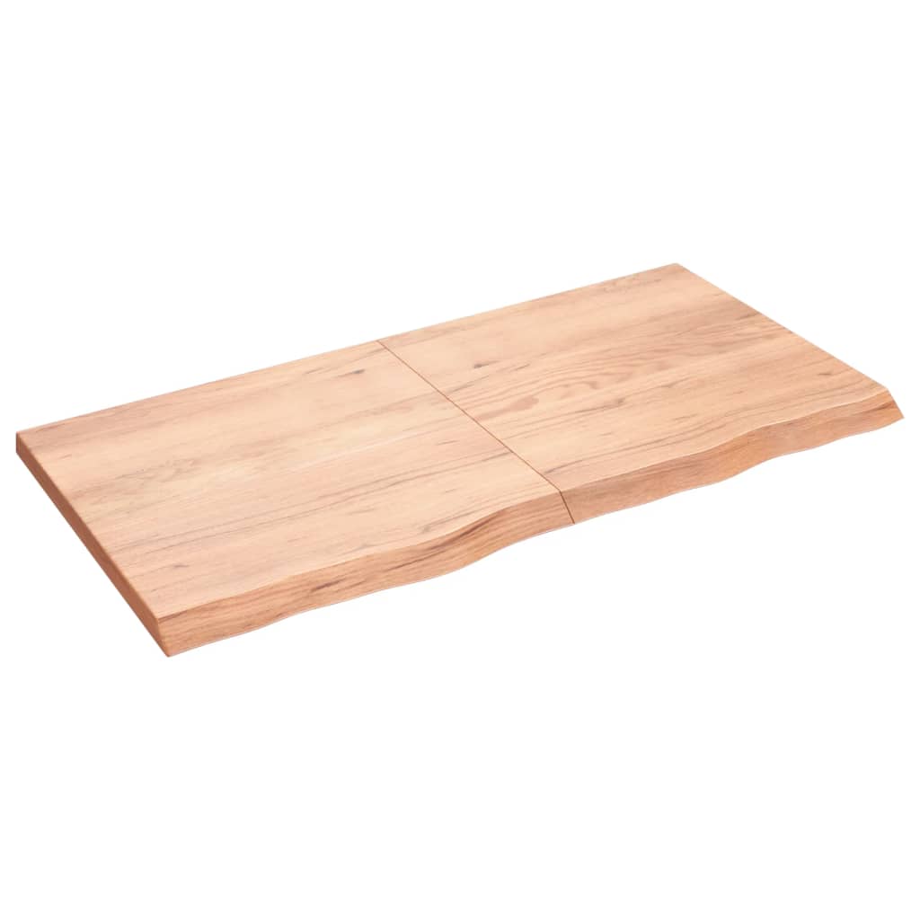 vidaXL Encimera de Baño Tablero Plegable de Mesa Madera Tratada Color Marrón claro,  Natural,  Gris oscuro y mas