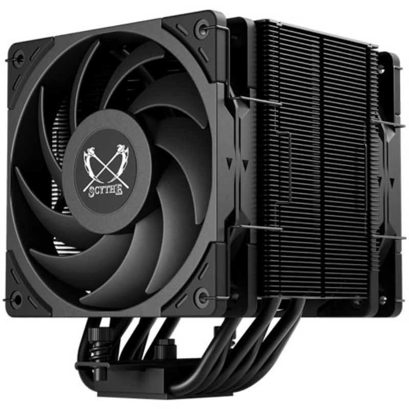 Scythe Mugen 6 Dual Fan Black Edition Procesador Ventilador 12 cm Negro 1 pieza(s)