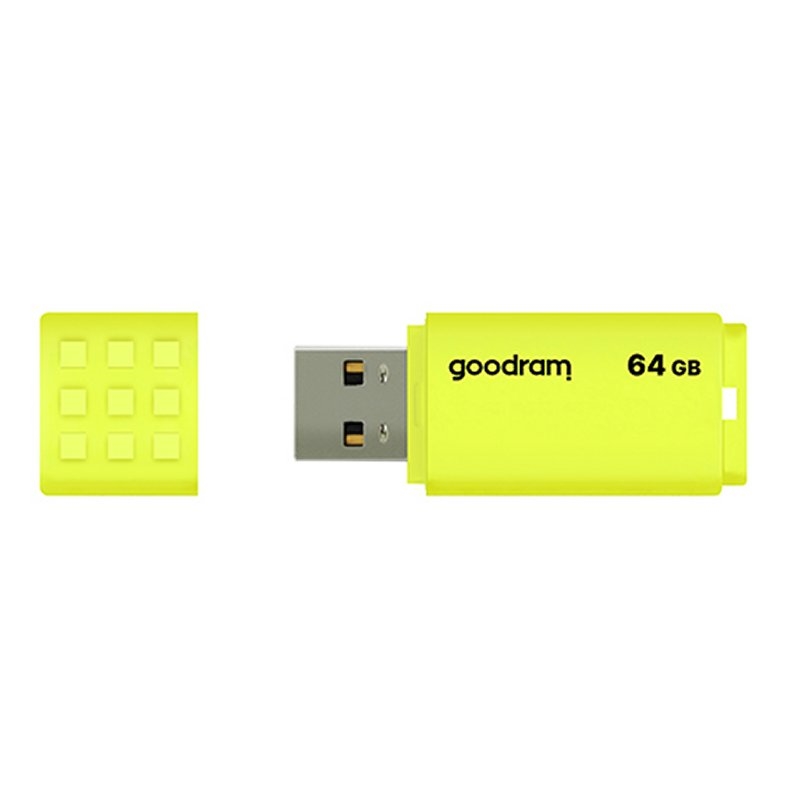 Goodram ume2-0640y0r11 usb pendrive 64gb usb 2.0 yellow