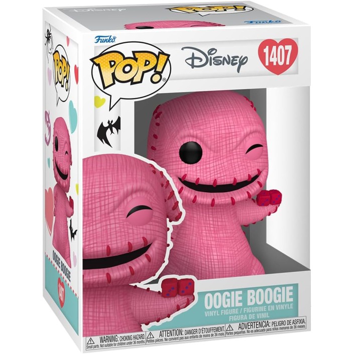 Figura Funko Pop! Disney Pesadilla antes de Navidad Oogie Boogie San Valentín Modelo 1407 | 75769 -  Original - Figuras Miniaturas Coleccionables Para Exhibición - Idea De Regalo - Mercancía Oficial - Jug