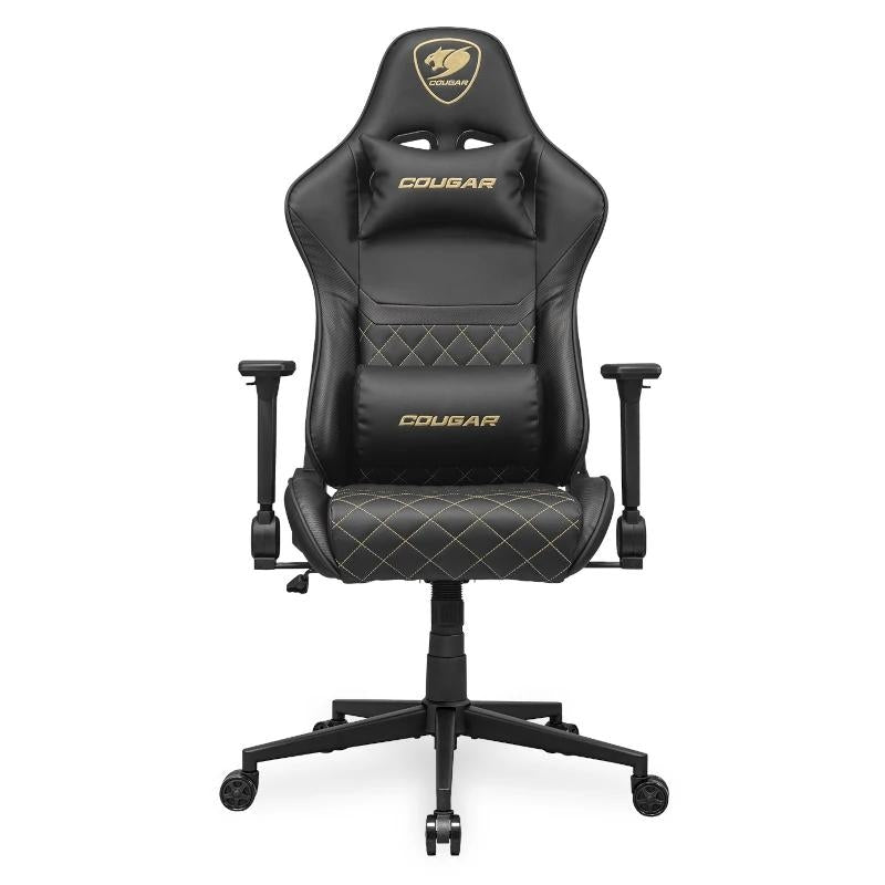 Silla Gaming COUGAR Armor One V2 Reposabrazos 4D Cuero PVC Negro Naranja 120kg