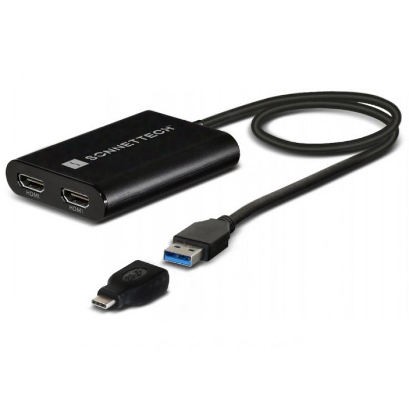 Adaptador HDMI dual 4K 60Hz para Mac M1 Thunderbolt *Nuevo