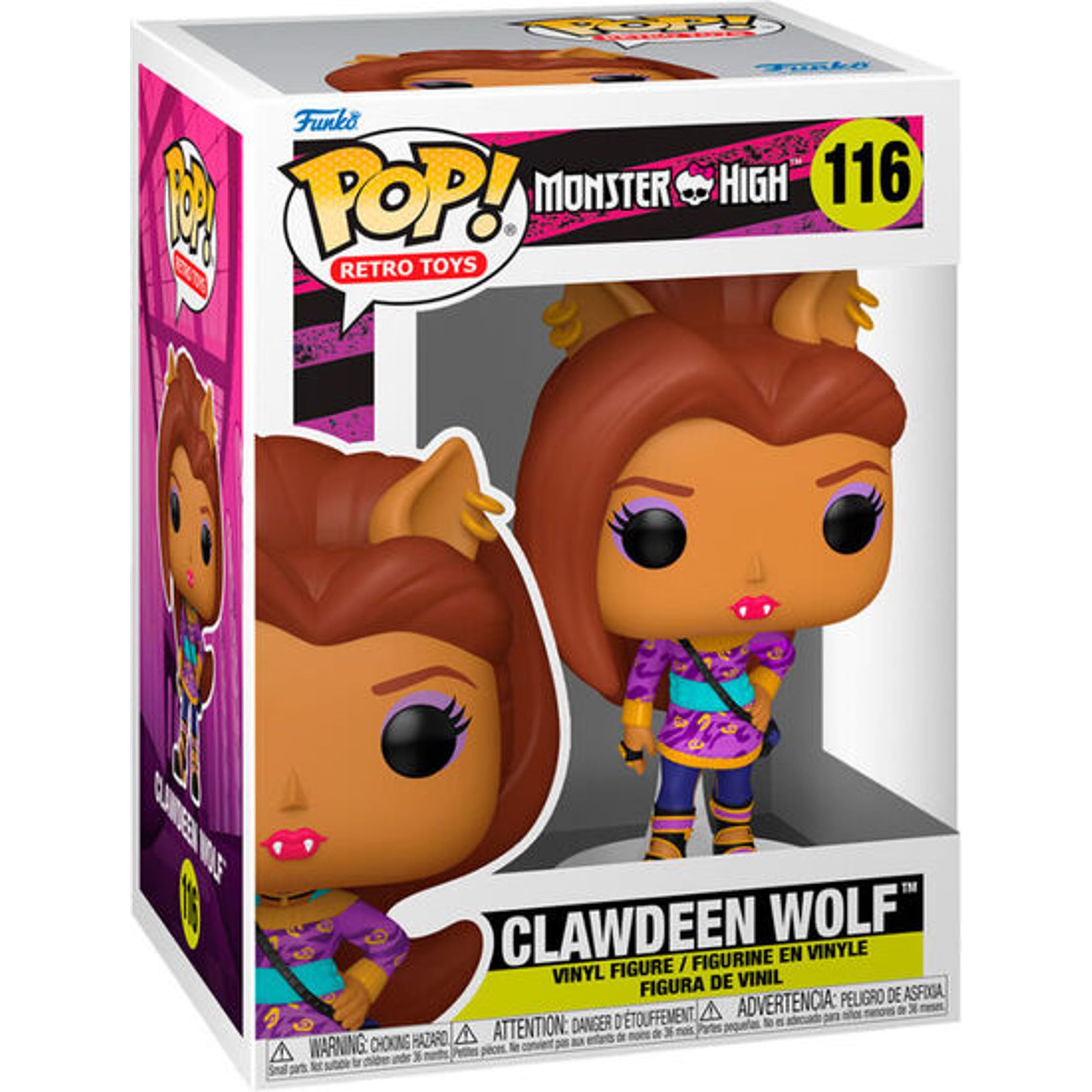 Funko - Figura Pop Monster High Clawdeen - Funko Pop Coleccionable De Edición Limitada - Funko Pop Diseño Detallado Y Realista - Funko Pop Ideal Para Regalo - Funko Pop Gran Variedad De Personajes
