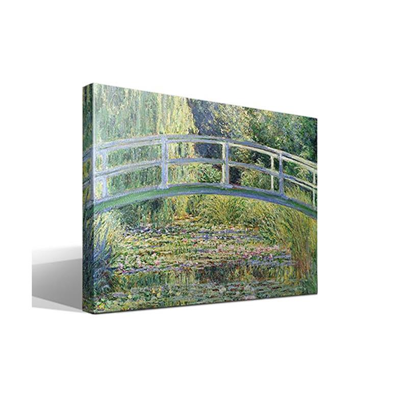 Cuadro de Arte Claude Monet - Impresión Fine Art Giclee - Lienzo de Algodón 100% - Bastidor de Madera 3x3cm - Fabricado en España