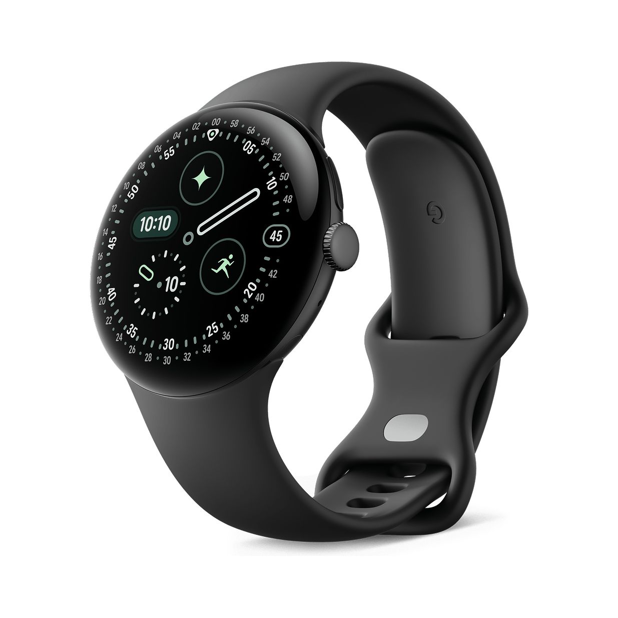 Google Pixel Watch 4 45mm LTE Negro (Matte Black) y Correa Deportiva Negra (Obsidian)