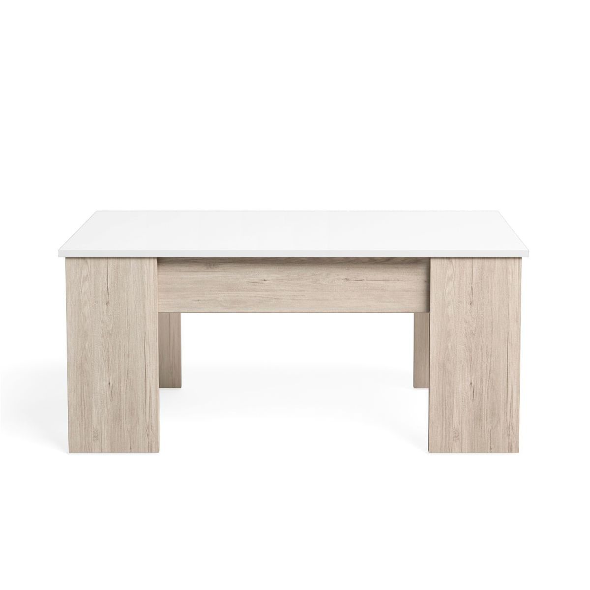 Mesa de centro Gala elevable - hueco de almacenaje