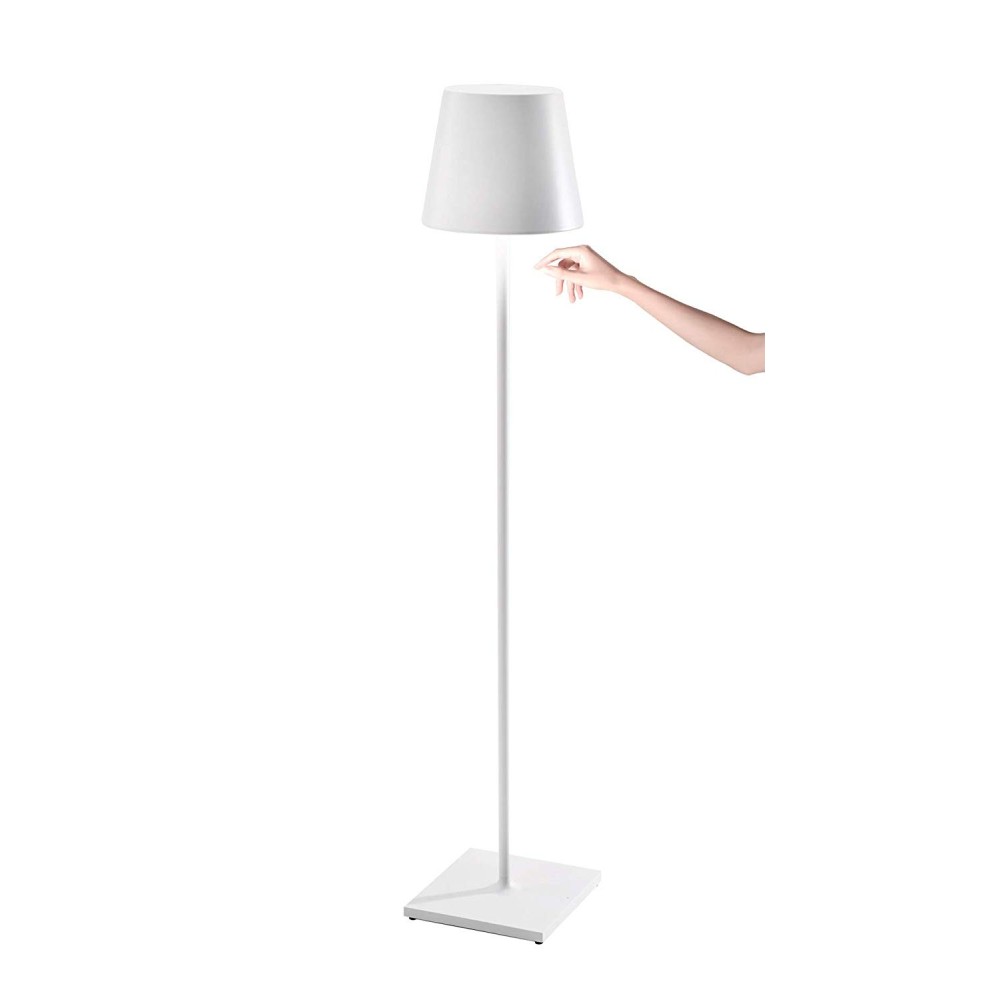 Lámpara LED Poldina Pro XXL Blanca recargable y regulable 150cm con batería hasta 12 horas