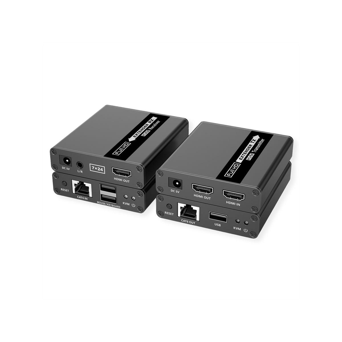 VALUE 14.99.3042 extensor KVM Transmisor y receptor