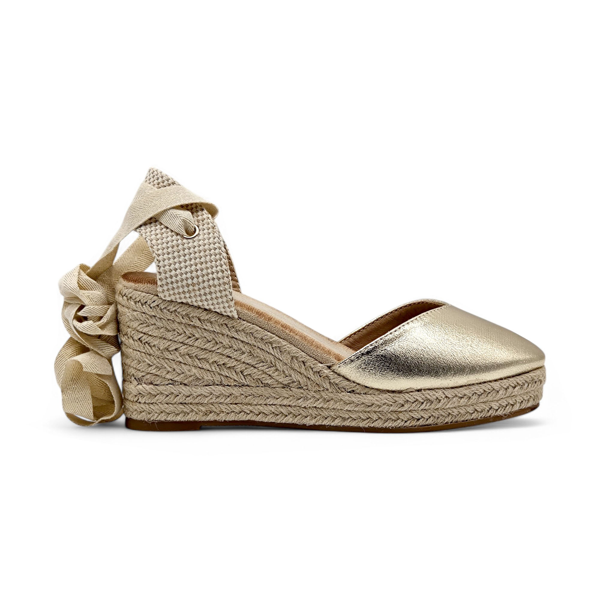 Calzados Soraia - Espardeña Valenciana Mujer con Cuerdas y Cuña de Yute - Cómodas y Elegantes