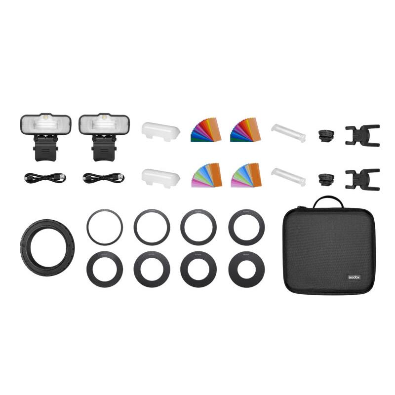 GODOX Godox Flash Macro Kit 2 Flashes  MF12-K2