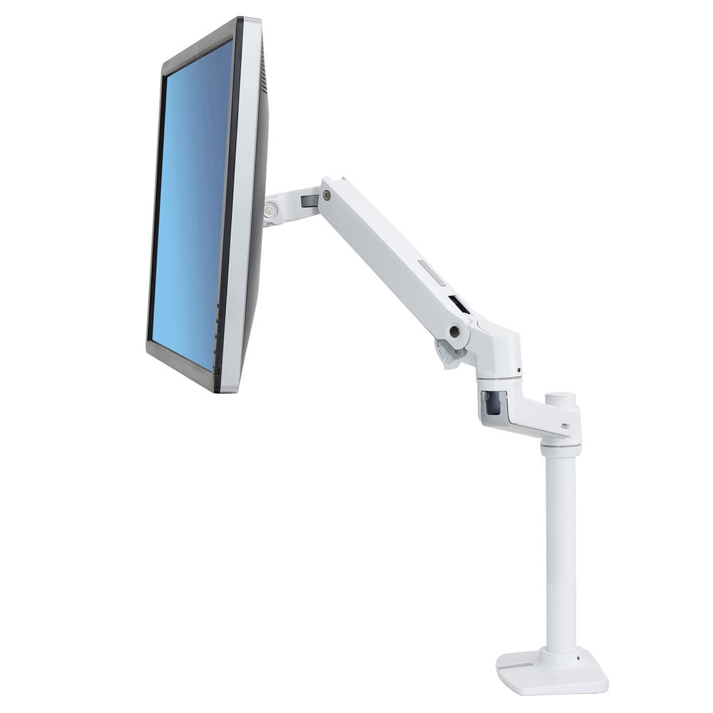 Ergotron LX Desk Mount Monitor Arm, Tall Pole - Montaje en el escritorio para Monitor - aluminio, a