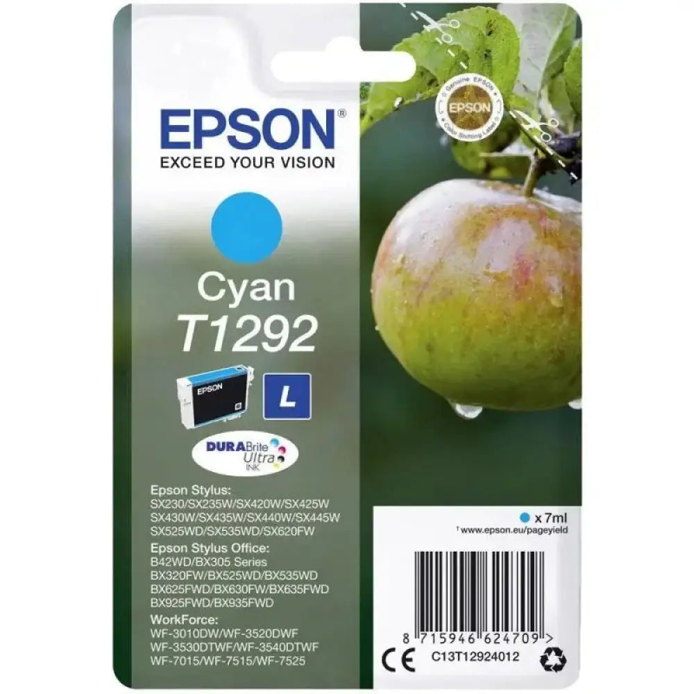 Cartucho de Tinta Original Epson T1292 Cian