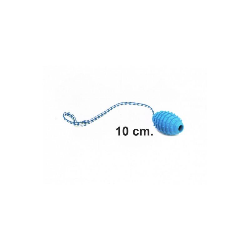 Juguete Azul Con Tirador Termoplastico 10 Cm.