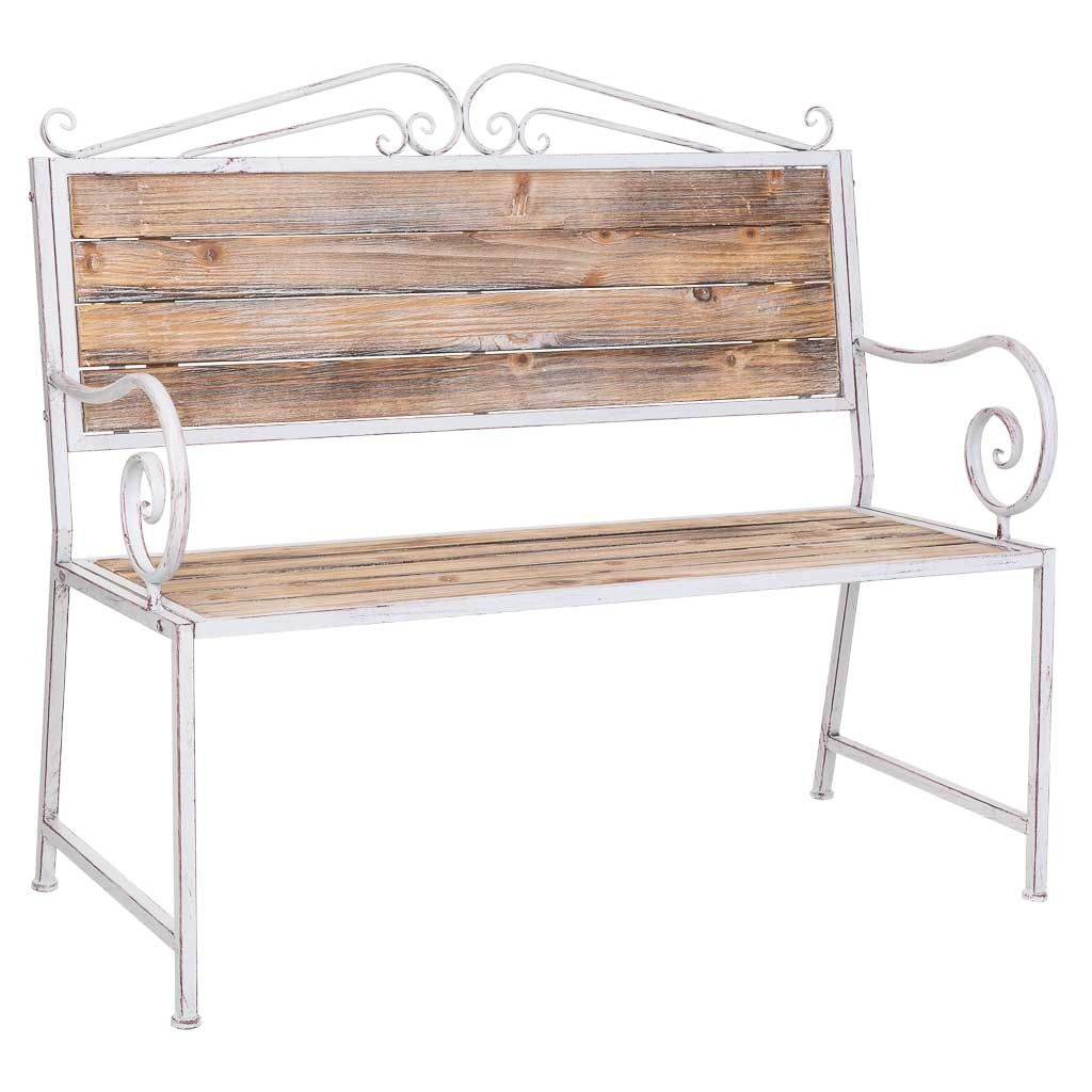 Wonderlust Deco - Banco gris 114x54x102 Gris 114x54x102h cm