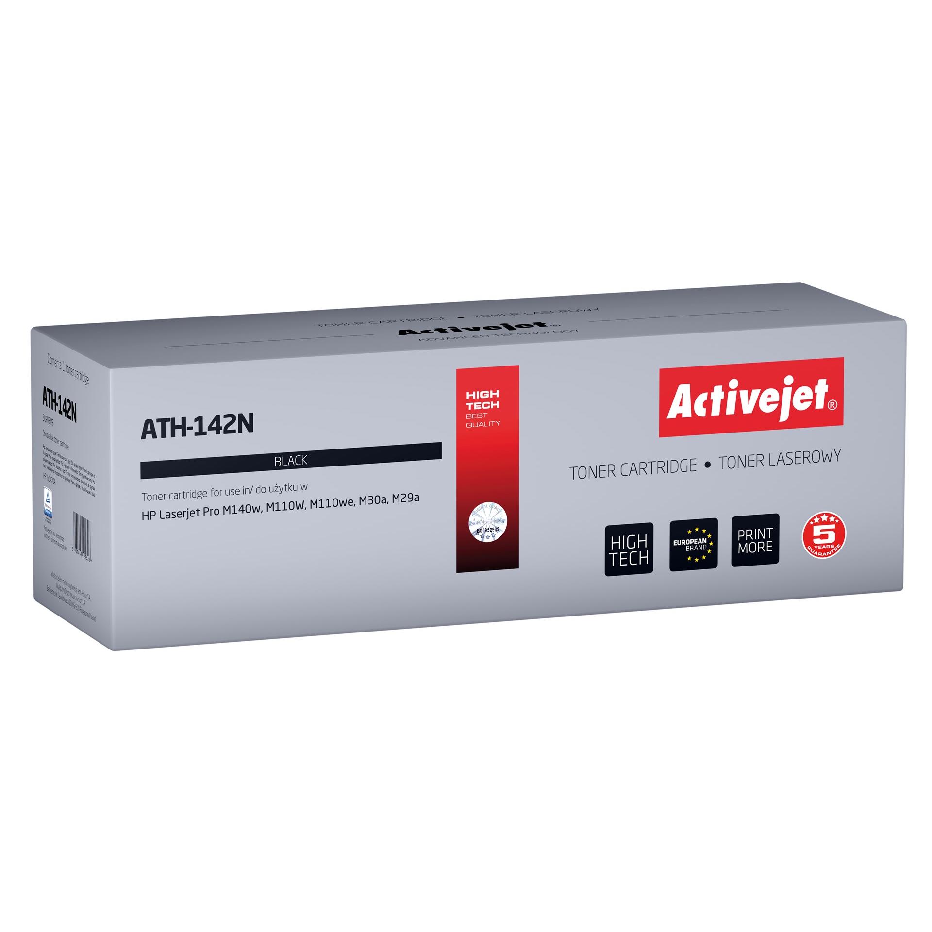 Tóner Activejet para HP 142A W1420A nuevo ATH-142N