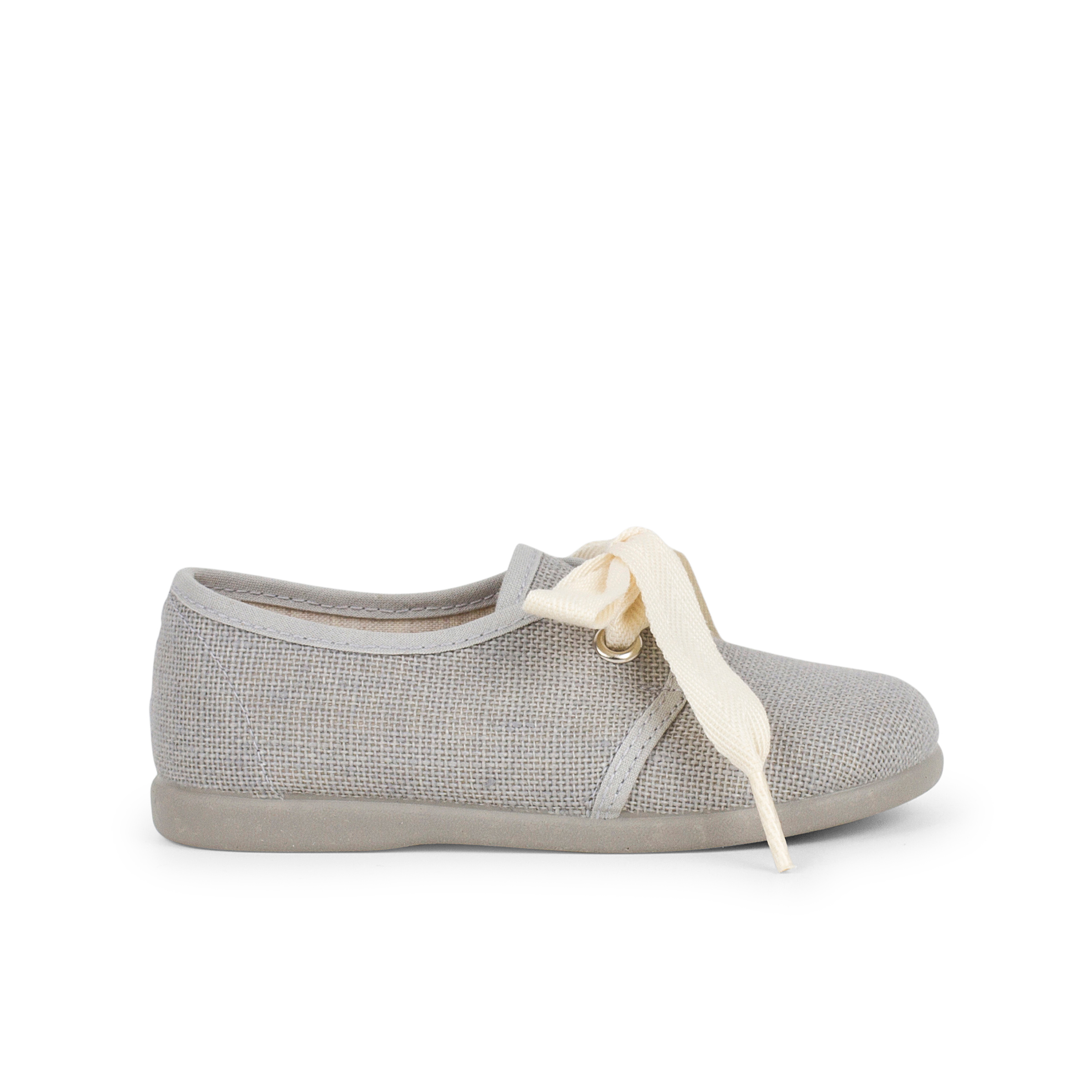 Blucher Pisamonas Lino Niños Ceremonia Elegantes - Crudo