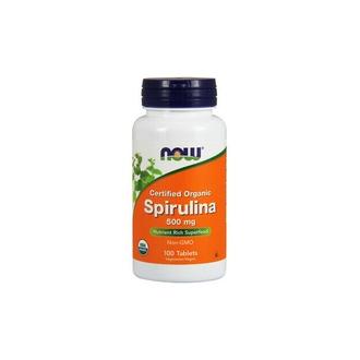 NOW Foods Espirulina 500 mg 100 tabletas