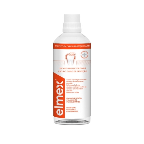 Elmex Anti-Caries Enjuague Bucal 400ml Sin Alcohol para Ortodoncia