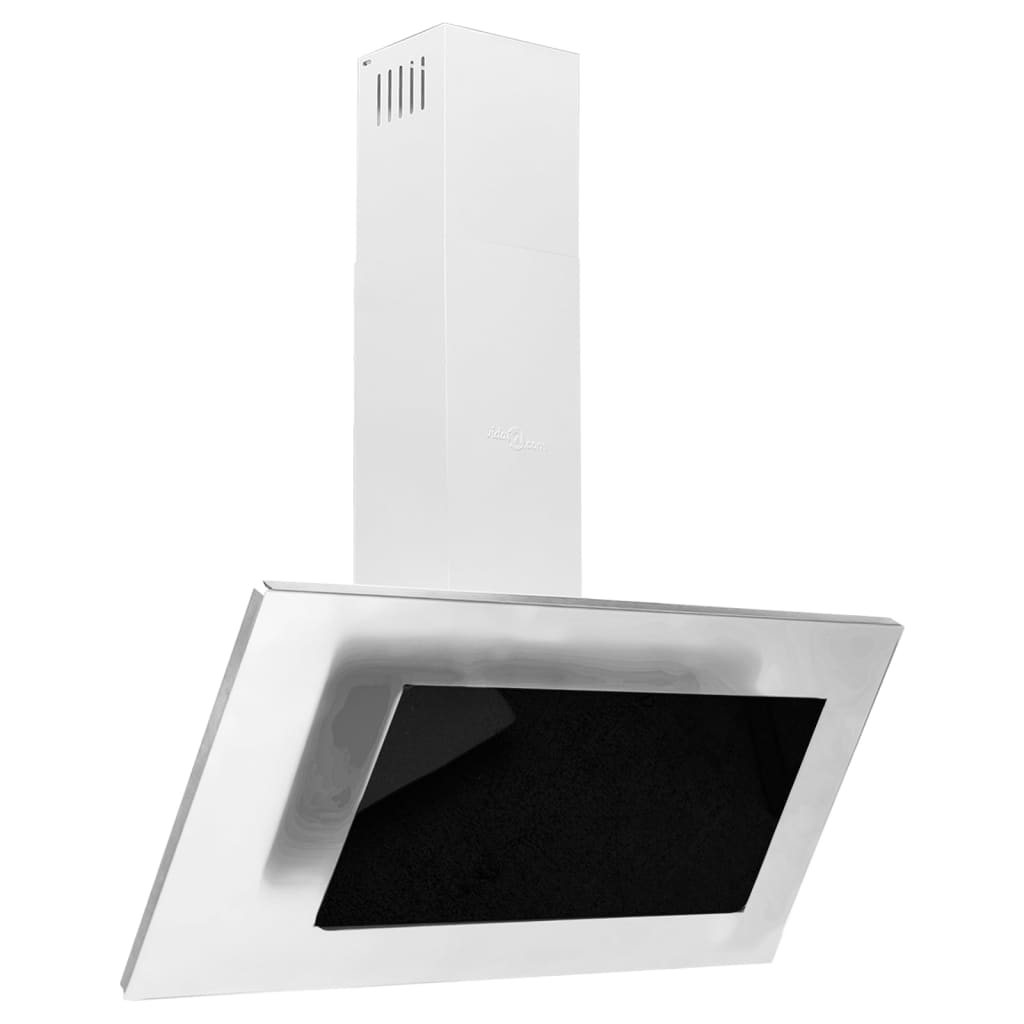 vidaXL Campana Extractora Acero Inoxidable y Vidrio Templado 90 cm Color Plateado,  Blanco,  Negro y mas