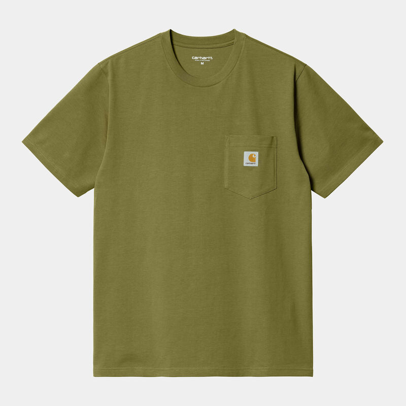 Carhartt WIP - Camiseta Carhartt Verde Pocket T-Shirt Kiwi