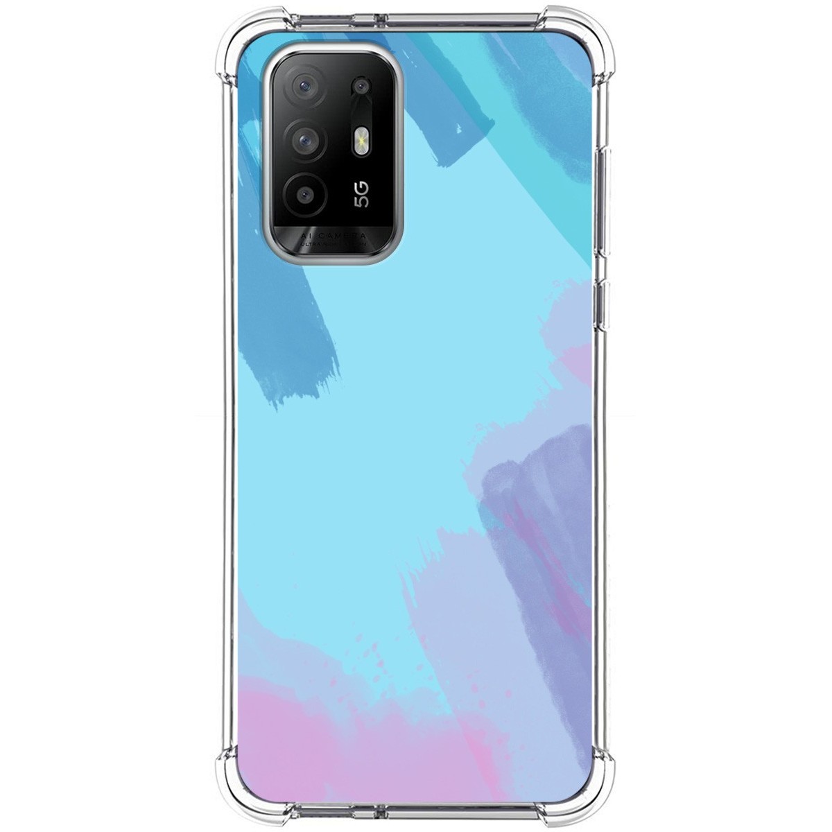 Funda Silicona Antigolpes para Oppo A94 5G diseño Acuarela 10 Dibujos