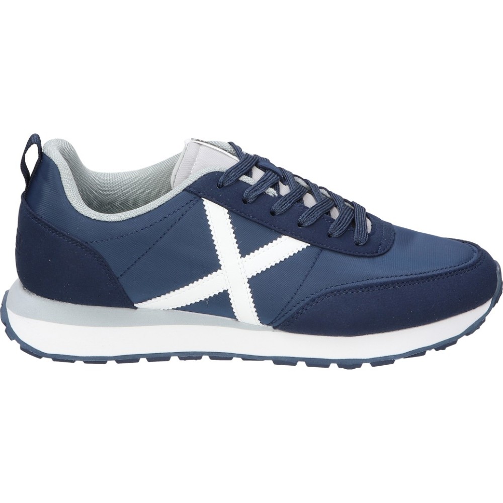 MUNICH | Zapatilla Munich Rush 01 para Hombre – Deportiva Azul Marina con Detalles en Blanco – Sneakers con Cordones – Estilo Casual – Cómodas y Versátiles – Modelo 4882001