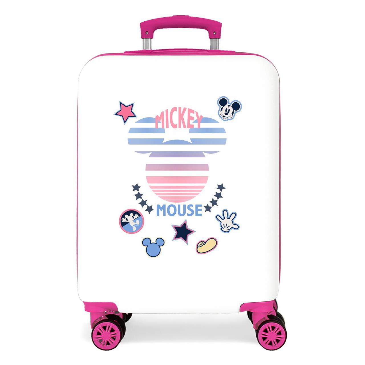 Maleta de cabina Disney Mickey Denim 55x38x20cm