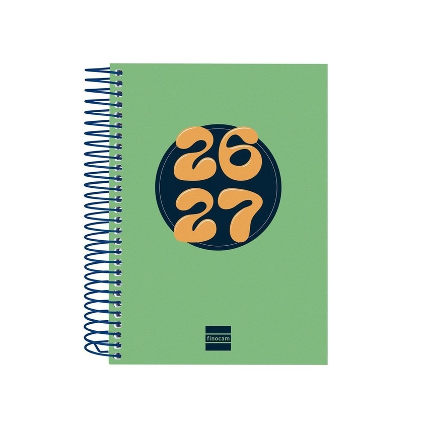 FINOCAM AGENDA ESCOLAR 26-27 8º DP COOL VERDE ESPIRAL