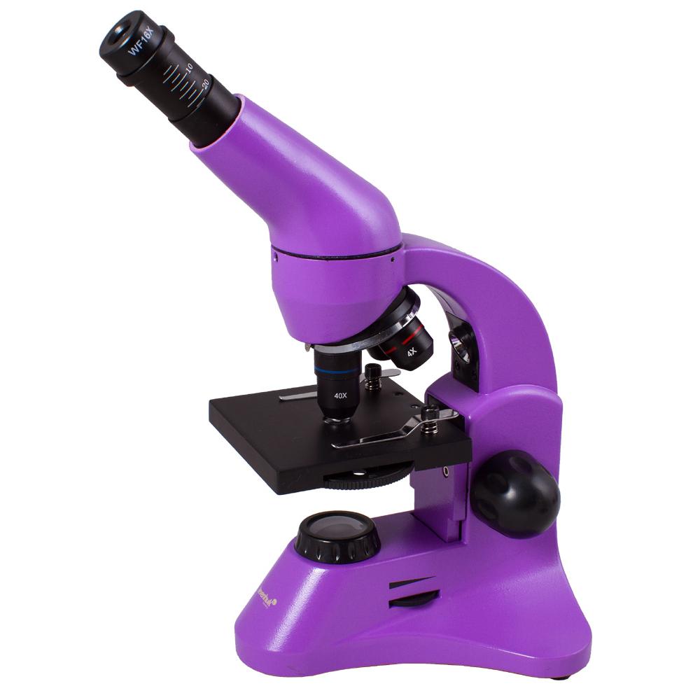 Microscopio Levenhuk Rainbow 50L PLUS Moderno y Colorido