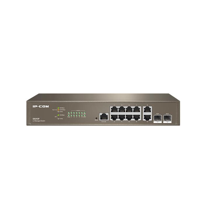 Tenda TEG5312F switch Gestionado L3 Gigabit Ethernet (10/100/1000) 1U Marrón