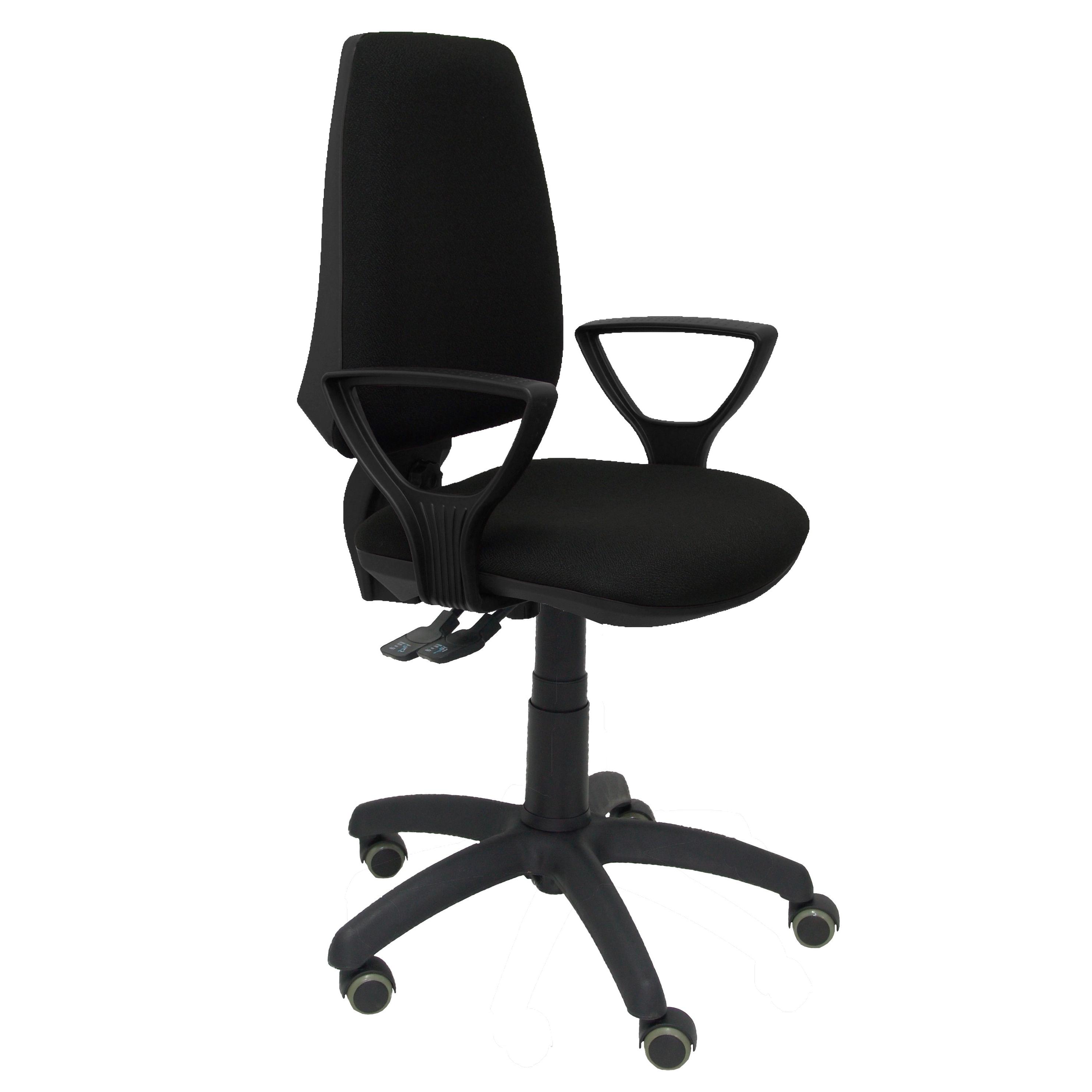 Piqueras Y Crespo Silla de Oficina Ergonómica con Mecanismo Sincro y Brazos Fijos