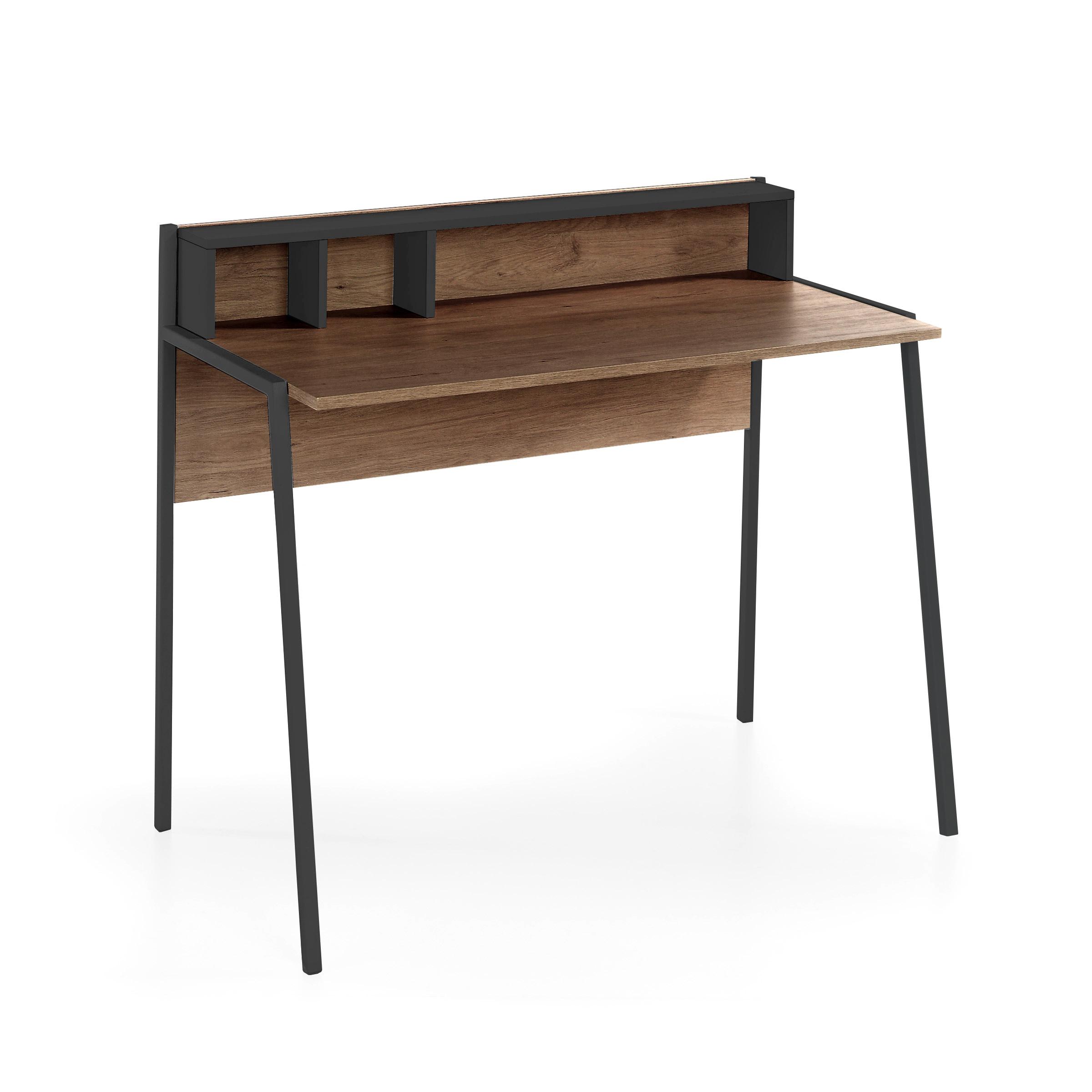 Mesa de estudio de Herdasa, modelo Helsinki, fabricado en melamina y metal