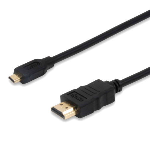 Hdmi equip hdmi 1.4 high speed to micro hdmi cable 1 meter 119309