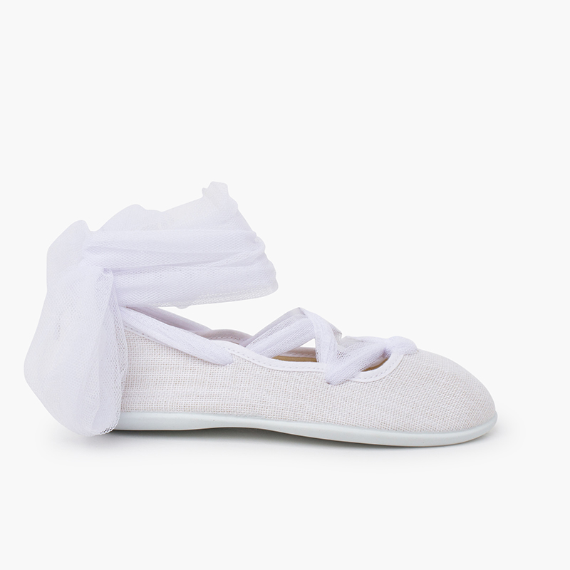 Pisamonas Bailarinas lino tiras cruzadas tul
