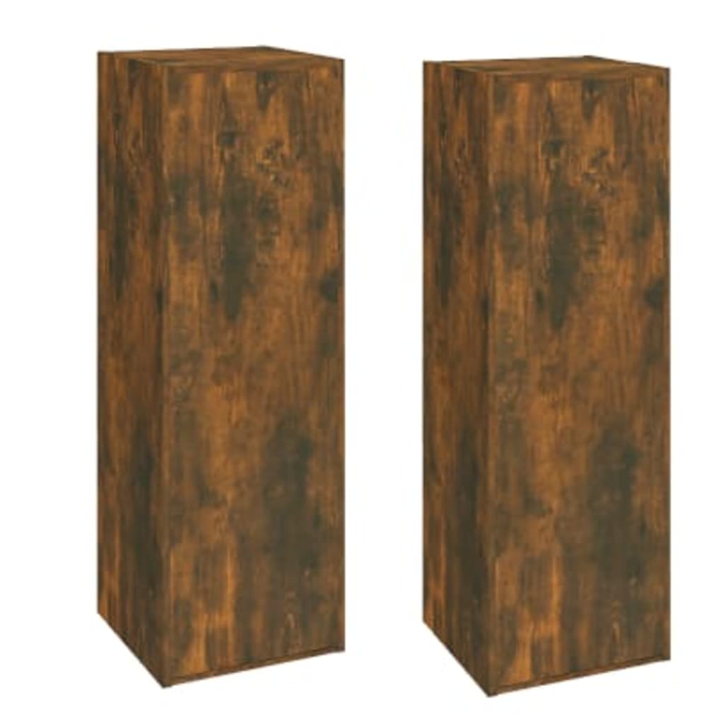 vidaXL Muebles para TV 2 uds contrachapado 30,5x30x90 cm, Mueble de Salon, Mueble TV, Mueble TV salon, Mesa de TV, Mueble tele