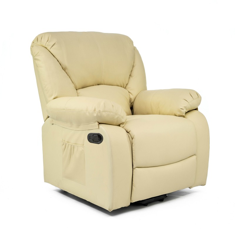 Eco-De Sillón de Masaje Relax Monaco, 10 Vibromotores Ondulantes, Reclinación 160º, Función Calor, Programas Auto, Vibro Ondulación, A++, ECO-8590 (Marrón)