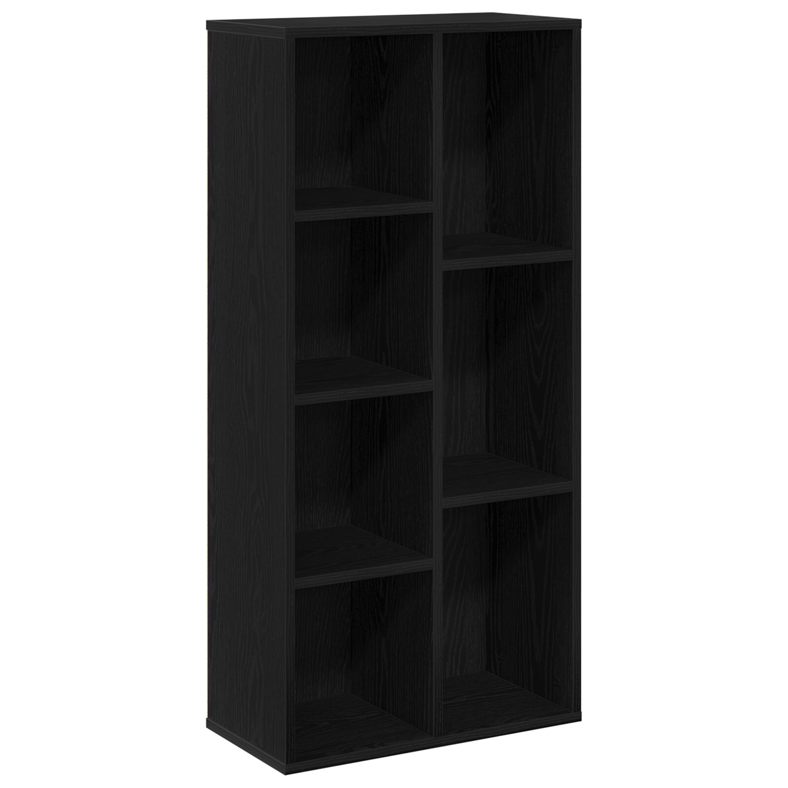 Estantería vidaXL Negro Roble 50x25x105 cm Madera elaborada