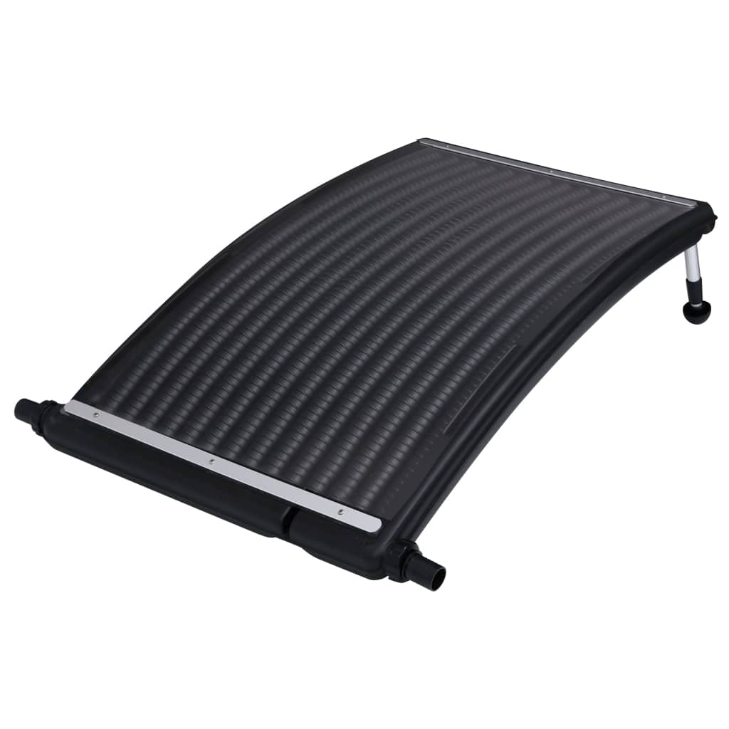 vidaXL Panel Calefactor Solar para Piscina Curvada Agua Caliente Sol Energía Dimensiones 72.5 x 46 cm, 110 x 65 cm