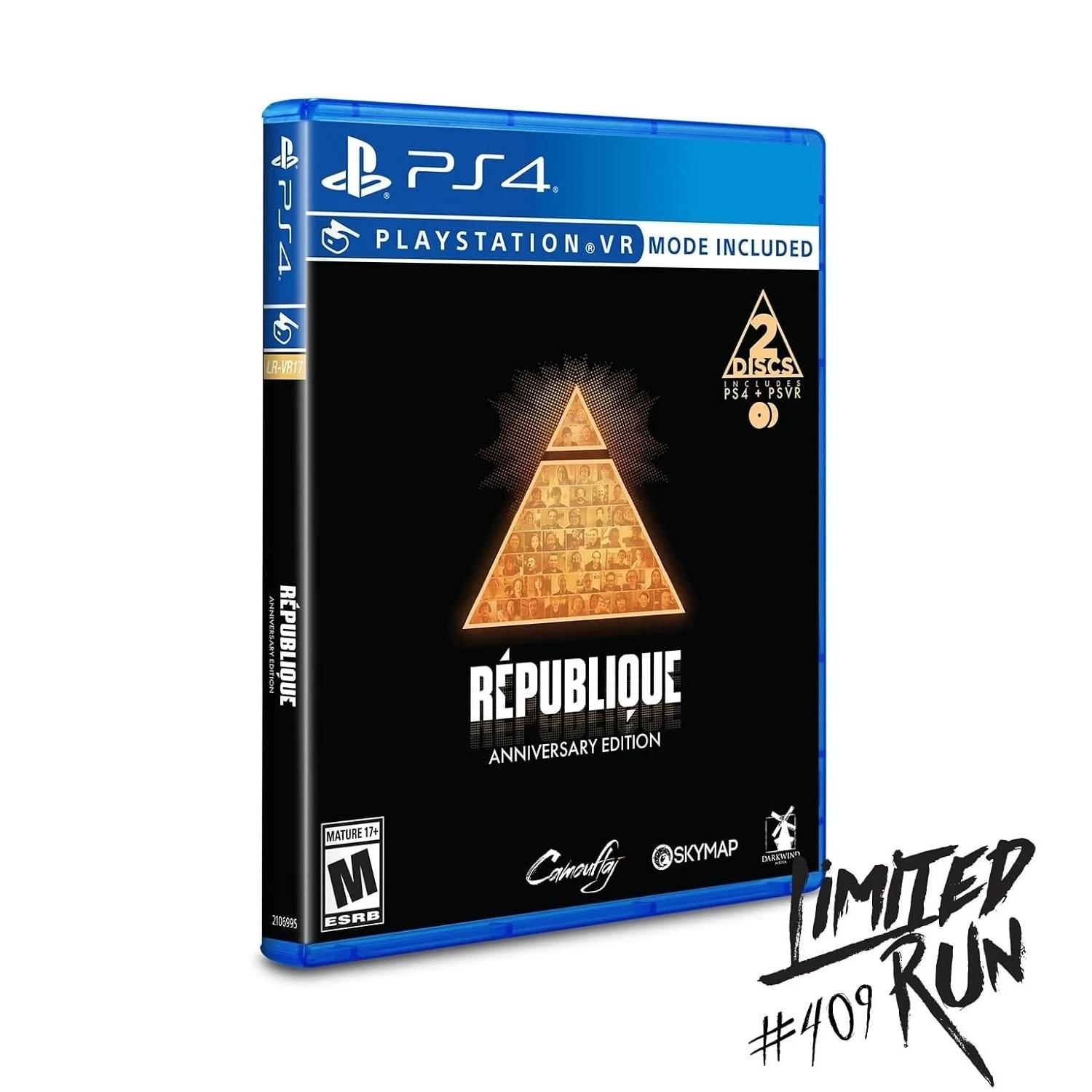 Republique Anniversary Edition Limited Run (Importacion USA) - PS4 - Nuevo Precintado