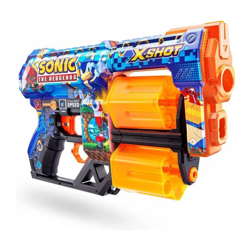 XSHOT METRALLETA SONIC SKINS 12 DARDOS