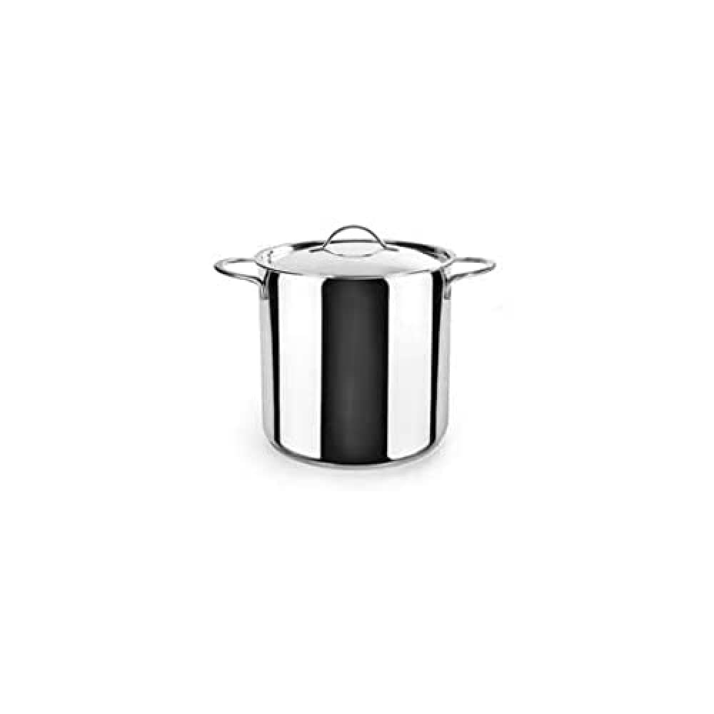 IBILI - Olla super alta con tapa noah, 22 cms, Acero inoxidable 18/10, Apta para induccion