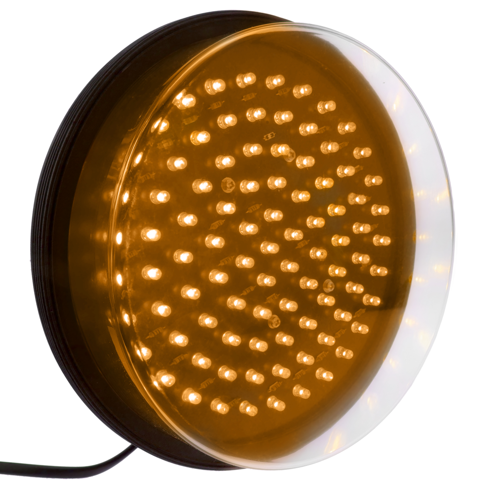 Luz LED para semáforo IP65 200mm de 220VAC amarillo - PrimeMatik