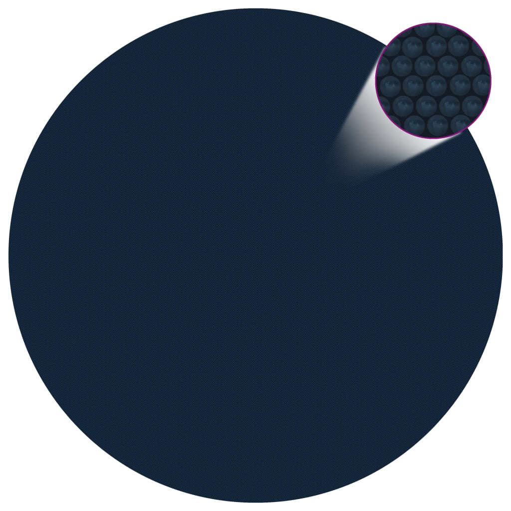 vidaXL Cubierta Redonda Piscina Solar Protección Toldo 549 cm Spa Jacuzzi Color Azul,  Negro,  Gris y mas
