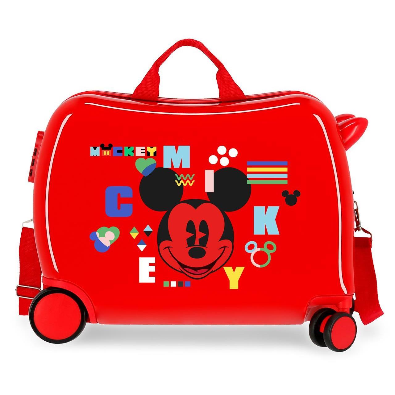 Maleta Infantil Disney Mickey shape shifter rojo 38x50x20cm