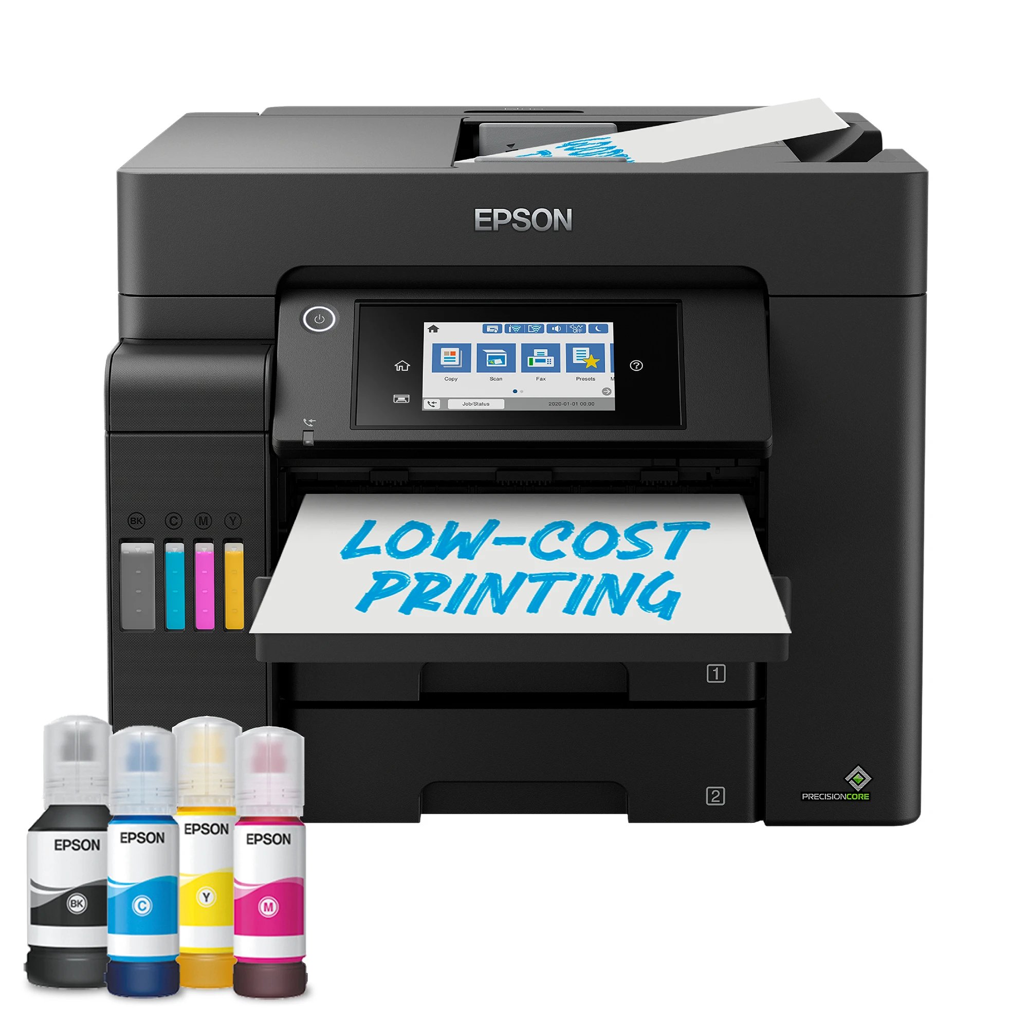 Impresora Cabezal de impresión PrecisionCore 4 A A5, A6, B6 Wifi Epson ECOTANK ET-5805  | 25 Hasta ppm monocromo, 4.800 Hz, Coste por página muy, Escáner, Negro