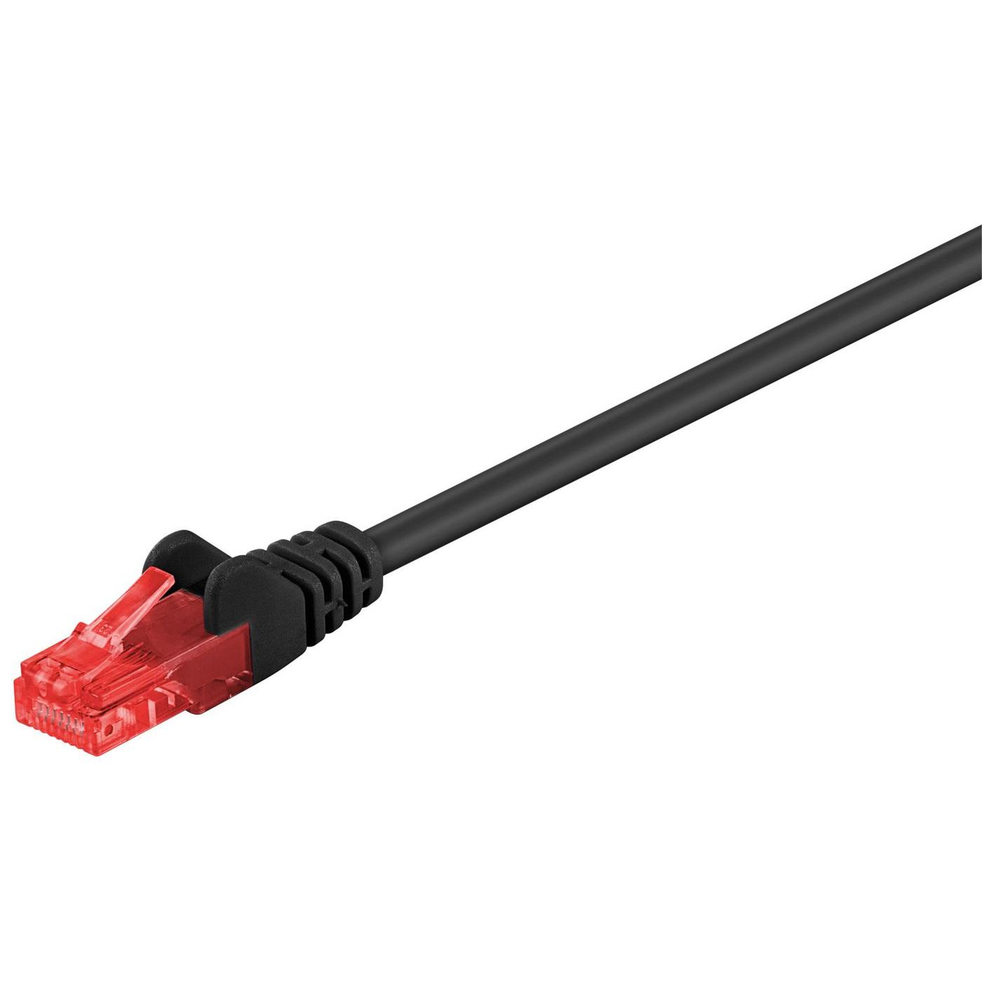 Microconnect Cable Cat6 U/UTP 25m Negro LSZH de Alta Velocidad