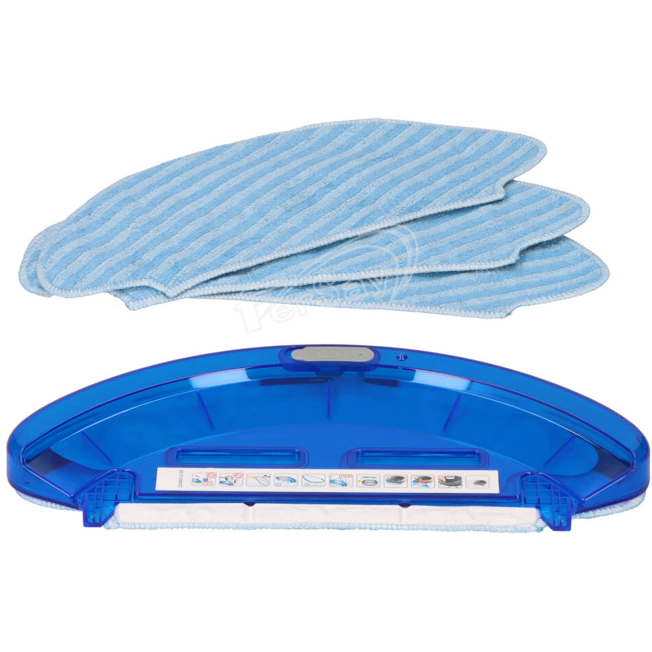 Deposito + bayeta aspirador Rowenta modelo RR6943WH, RR6927WH, RR6971WH Peso 214 gr Ancho 28 cm Largo 12 cm