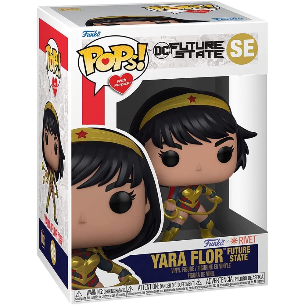 FUNKO POPS Yara Flor Future State Heroes with Purpose figura original vinilo 9,5 cm