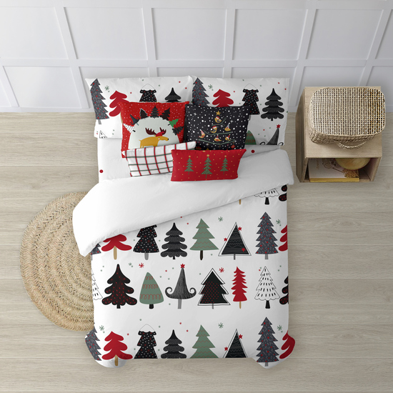 BL BELUM - Funda nórdica navidad 50% algodón - 50% poliéster- Funda nórdica con botones Laponia 5 - Funda Nórdica Extrasuave - Funda Nórdica 100% Made in Spain